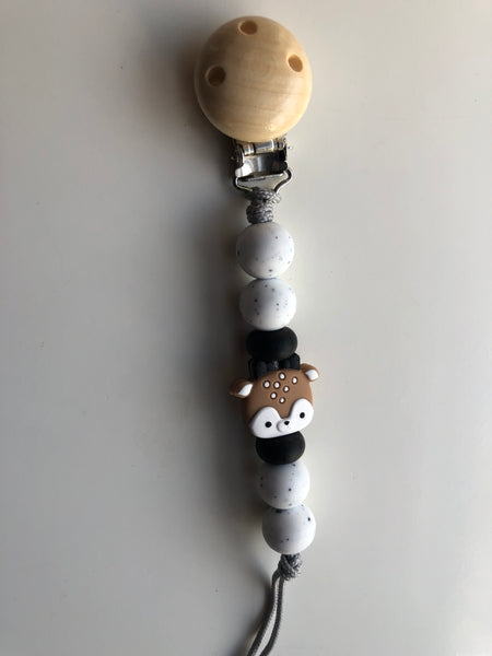 Silicone Bead Pacifier Clip