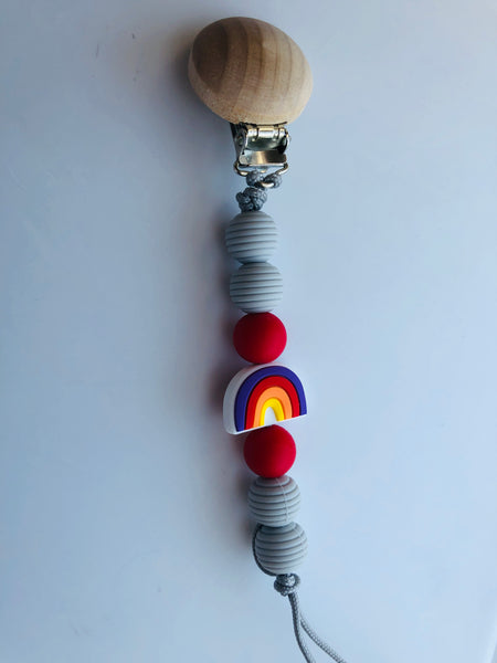 Silicone Bead Pacifier Clip