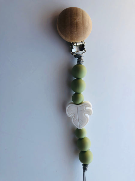 Silicone Bead Pacifier Clip