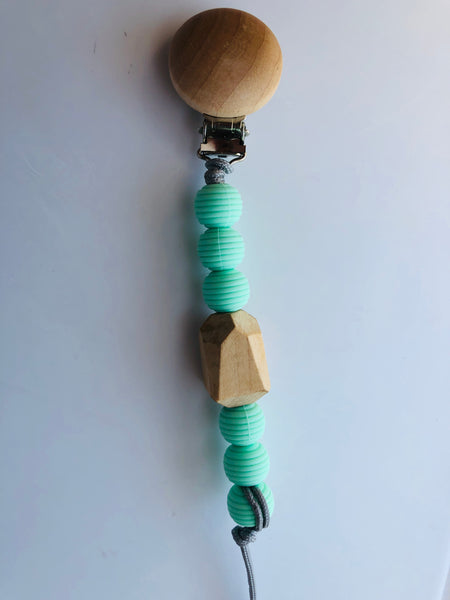Silicone Bead Pacifier Clip