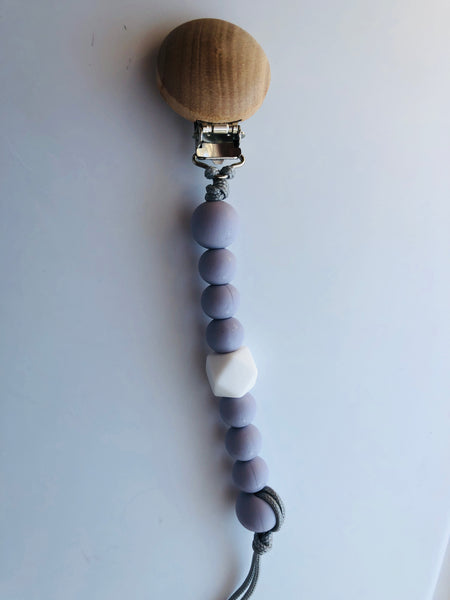 Silicone Bead Pacifier Clip