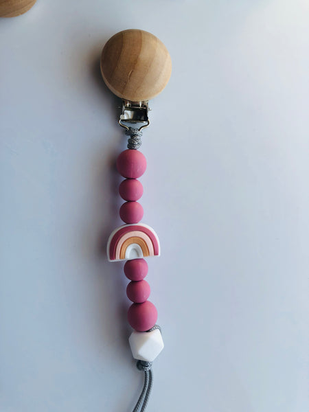 Silicone Bead Pacifier Clip