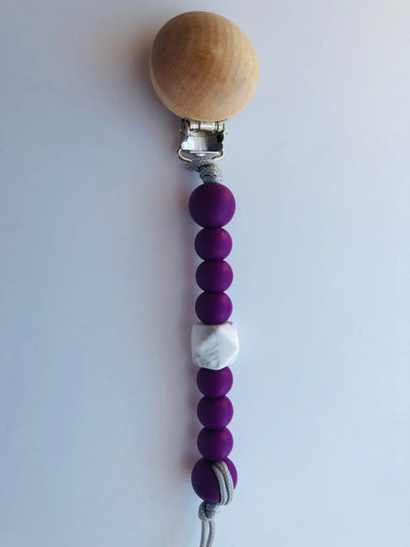 Silicone Bead Pacifier Clip