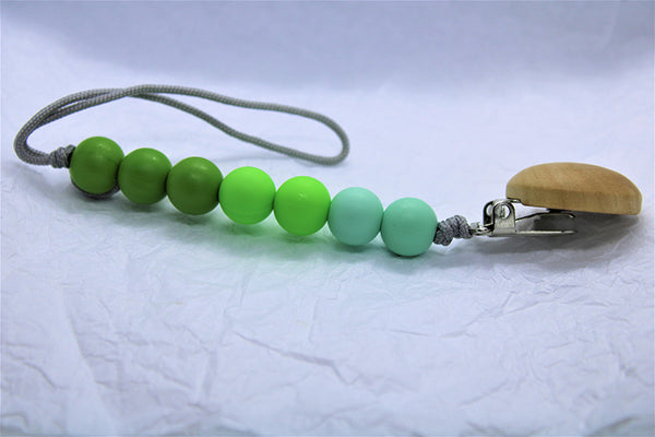 Silicone Bead Pacifier Clip