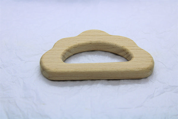 Beech Shape & Silicone Bead Teether