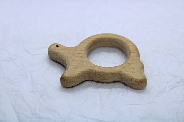 Beech Shape & Silicone Bead Teether