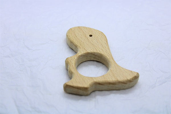 Beech Shape & Silicone Bead Teether