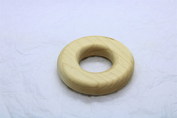 Maple Shape & Silicone Bead Teether