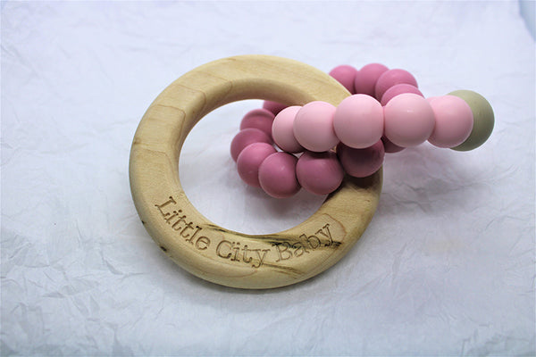 Maple Ring with Double Silicone Ring Teether